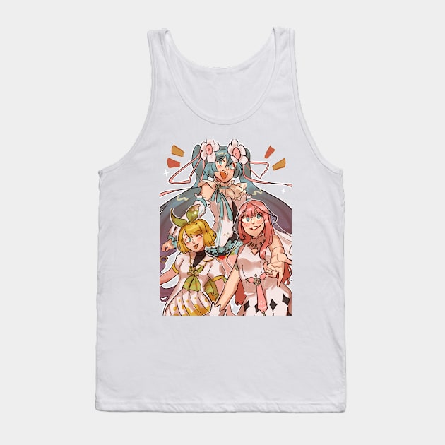 Vocaloid rin miku luka magical mirai Tank Top by Anarha